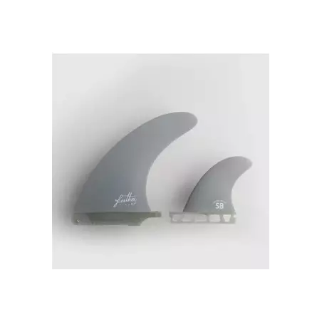 FEATHER FINS SINGLE US + SIDE BYTES 2+1 Black. SINGLE TAB