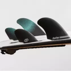 FEATHER FINS PERFORMANCE TWIN CLICK TAB BLACK