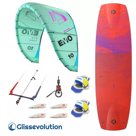 PACK KITESURF DUOTONE EVO 2025 + GONZALES 2025 + TRUST BAR 2025