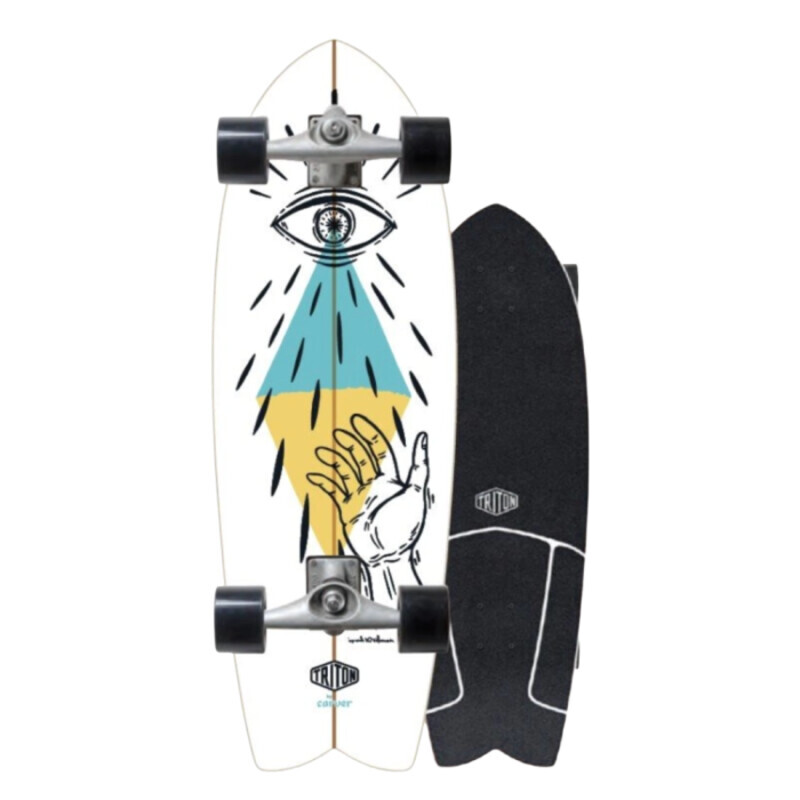 JJF x PYZEL Astrofish Red - Vue profil rails